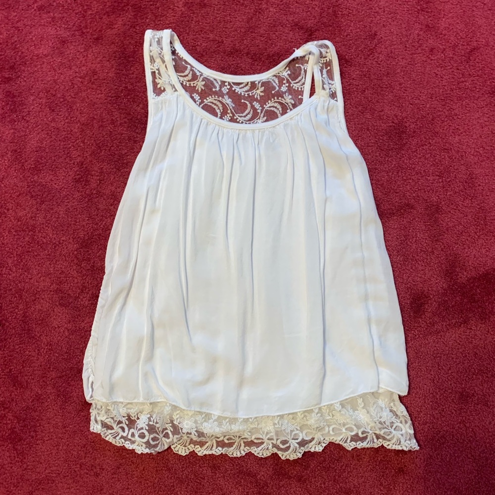 Lace tank top